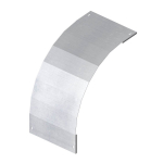 Крышка на угол вертикальный внешний 90 градусов 100х400, R600, цинк-ламельная Крышка на угол вертикальный внешний 90 градусов 100х400, R600, цинк-ламельная