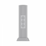 Алюминиевая колонна 0,5 м, цвет темно-серебристый металлик