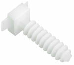 База дюбельного типа БД 30х10 белый под хомут (100шт/упак) IEK (1/10/100)