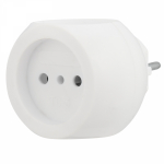 Тройник 3гн без З/К белый "шар" 220В 6А Токер REXANT (1/1/50)