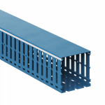 Короб перфорированный, синий RL12 80x80