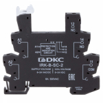 Релейный разъем на DIN-рейку Винтовое соединение 5штырьков DKC (ДКС) Релейный разъем на DIN-рейку Винтовое соединение 5штырьков DKC (ДКС)