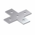 Пластина Х-образная 5 отверстий Промрукав Пластина Х-образная 5 отверстий Промрукав