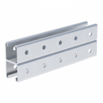 С-профиль 1200x41x41 сталь светло-серый оцинкованное перфорация: задняя сторона EKF С-профиль 1200x41x41 сталь светло-серый оцинкованное перфорация: задняя сторона EKF