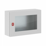 Корпус распред. шкафа 1двер. сталь серый 600мм 400мм 200мм с монтажной платой IP66 DKC