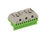 Клеммник самозажимной PE 11х4+3х25мм ZK113G