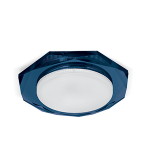 Светильник Восемь гран. Кристал Синий, GX53 Gauss Tablet 1/50 СНЯТ