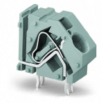 Клемма печатной платы 1 уровень, 1 соединитель, 1000В 76А 8кВ сечение16.000мм² олово крепл. проводника, соединение с пружинным зажимом IP20 Wago Клемма печатной платы 1 уровень, 1 соединитель, 1000В 76А 8кВ сечение16.000мм² олово крепл. проводника, соединение с пружинным зажимом IP20 Wago