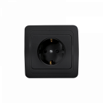 Розетка 1гн с З/К с/у черн керамика 16А 2028B CLASSICO IN HOME (1/10/200) Розетка 1гн с З/К с/у черн керамика 16А 2028B CLASSICO IN HOME (1/10/200)