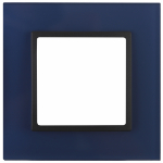 Рамка 1гн стекло синий/антрацит 14-5101-29 Elegance ЭРА Рамка 1гн стекло синий/антрацит 14-5101-29 Elegance ЭРА