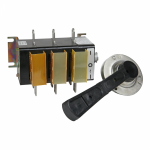 Выключатель-разъед. встр. стационарный 3p 100А 380В 8кА рычажковый сервисный, для авар. остановки IP00 КЭАЗ