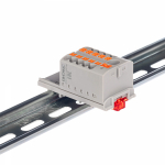 Зажим клеммный проходной 28.8мм размер ячейки 36.1мм на DIN-рейку 1 уровень сечение провода 6мм² 41А 690В термопласт DKC (ДКС) Зажим клеммный проходной 28.8мм размер ячейки 36.1мм на DIN-рейку 1 уровень сечение провода 6мм² 41А 690В термопласт DKC (ДКС)