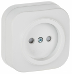 GLORY Роз. без з/к с з/ш о/у 10А РСш20-2-ХБм бел. м. IEK