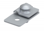 Соединитель токоотвода с отверстием, гор. цинк Соединитель токоотвода с отверстием, гор. цинк