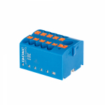 Зажим клеммный проходной 28.8мм размер ячейки 36.1мм для специального профиля 1 уровень сечение провода 6мм² 41А 690В термопласт DKC (ДКС)