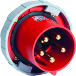Вилка силовая для монтажа на поверхность 5P 400 в (50+60 гц) красная 6ч прямая пластик IP67 ABB CEWE промразъемы Вилка силовая для монтажа на поверхность 5P 400 в (50+60 гц) красная 6ч прямая пластик IP67 ABB CEWE промразъемы