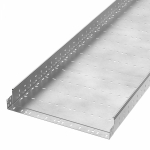 Лоток кабельный листовой 6000x600x100 нержавеющая сталь с перфорированной боковой стенкой толщ.1.5мм ПРОМРУКАВ