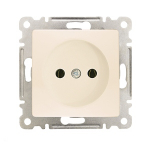 Механизм Розетки 1 мест.  С/П со шторкой
