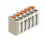 Клеммная колодка 11.4мм 5x1 0.2-1.5мм² 10А 160В термопласт Wago Клеммная колодка 11.4мм 5x1 0.2-1.5мм² 10А 160В термопласт Wago
