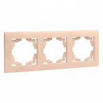 Валенсия Рамка 3-местная кремовая EKF Валенсия Рамка 3-местная кремовая EKF