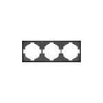 Рамка 3гн графит MIELE STRONG KRANZ (1/100)