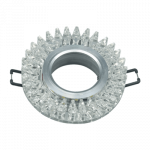 Светильник точечный встр MR16R-R12L-crystal под лампу JCDR GU5.3 с подсветкой прозрачный/ хром IN HOME (1/50) Светильник точечный встр MR16R-R12L-crystal под лампу JCDR GU5.3 с подсветкой прозрачный/ хром IN HOME (1/50)