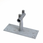 Держатель мачты для крепления к стене мачты молниприёмника 1-4 м (вынос 110 мм) TDZ Промрукав