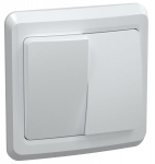 Выключатель 2кл с/у белый ВС10-2-0-ВБ ВЕГА GENERICA IEK (1/50/200)