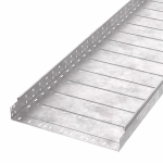 Лоток кабельный листовой 3000x500x80 сталь с перфорированной боковой стенкой толщ.1мм ПРОМРУКАВ