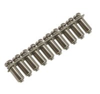 Шинный соединитель для 10 зажимов наборных 35 мм2 ШС-01 Шинный соединитель для 10 зажимов наборных 35 мм2 ШС-01