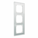 MERTEN M-Elegance РАМКА стеклянная 3 поста, БЕЛЫЙ КРИСТАЛЛ, SM MERTEN M-Elegance РАМКА стеклянная 3 поста, БЕЛЫЙ КРИСТАЛЛ, SM