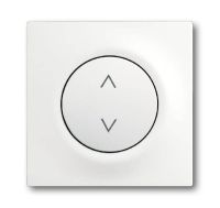 Клавиша для механизма электронного выключателя Busch-Jalousiecontrol 6411 U-101, 6411 U/S-101, 6418 U, реле 6402 U, серия impuls, цвет белый бархат