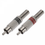 Разъем RCA штекер металл под винт ZN Черные/Красные PROCONNECT (50/100/1000) Разъем RCA штекер металл под винт ZN Черные/Красные PROCONNECT (50/100/1000)