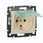 Розетка 1гн с З/К с крыш. шторки с/у крем механизм 16А IP44 Valena Legrand (1/10/100) Розетка 1гн с З/К с крыш. шторки с/у крем механизм 16А IP44 Valena Legrand (1/10/100)