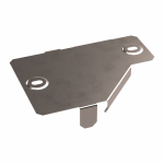 Крышка переходника правого Стандарт INOX (AISI 409) 100х50 Промрукав Крышка переходника правого Стандарт INOX (AISI 409) 100х50 Промрукав