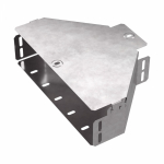 Переходник - редуктор д/лист. каб. лотка без разъема/соедин-ля c симметр. редукцией 300мм/100мм с высотой лотка80мм ПРОМРУКАВ