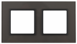 Рамка 2гн стекло серый/антрацит 14-5102-32 Elegance ЭРА Рамка 2гн стекло серый/антрацит 14-5102-32 Elegance ЭРА
