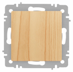 Выключатель 1кл с/у сосна механизм 6-101-11 Accent Intro (1/10/200) Выключатель 1кл с/у сосна механизм 6-101-11 Accent Intro (1/10/200)