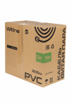 U/UTP, CAT5e, 24 AWG 4 PVC нг(А)-LS, неэкранированный внутренний (0,48 мм) серый, 305 м WRlINE U/UTP, CAT5e, 24 AWG 4 PVC нг(А)-LS, неэкранированный внутренний (0,48 мм) серый, 305 м WRlINE