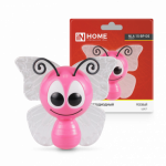 Ночник светодиод Бабочка с датчиком освещения розовый NLA 15-BP-DS IN HOME Ночник светодиод Бабочка с датчиком освещения розовый NLA 15-BP-DS IN HOME