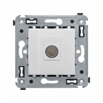 Розетка тв с/у бел концевая 10dB IP20 механизм ДКС (1/1/10)