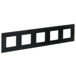 Рамка 5гн стекло графит SK-F25G SKANDY IEK (1/10/100)