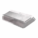 Угол д/листового кабель.лотка 45° вертикально ниспадающий без соединит. разъема сталь светло-серый ПРОМРУКАВ