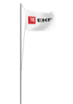 Мачта молниеприемная секционная активная стальная c флагом ММСАС-Ф-9 L=9м EKF PROxima