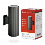 Светильник уличный настенный двустороний НБУ алюм под лампу E27 черный IP54 НБУ LINE-2хA60-BL IN HOME (1/20)