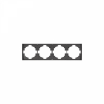 Рамка 4гн графит  MIELE STRONG KRANZ (1/100)