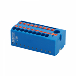 Зажим клеммный проходной 28.8мм размер ячейки 56.9мм 1 уровень сечение провода 6мм² 41А 690В термопласт DKC (ДКС)