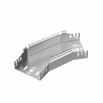 Угол д/листового кабель.лотка 45° горизонтальн. без соединит. разъема сталь ПРОМРУКАВ