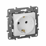 Розетка 1гн с З/К с/у белый винт.клем. механизм 16А Etika Legrand (1/20) Розетка 1гн с З/К с/у белый винт.клем. механизм 16А Etika Legrand (1/20)