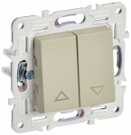 Выключатель управления жалюзи с/у крем механизм SK-V12B SKANDY IEK (1/10/100)